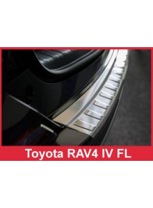 Накладка на задний бампер Toyota Rav4 FL (2016-2019)
